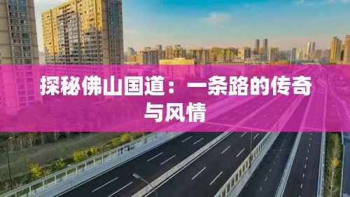 探秘佛山国道：一条路的传奇与风情