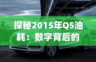 探秘2015年Q5油耗：数字背后的故事