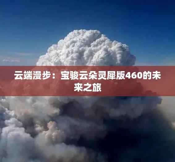 云端漫步：宝骏云朵灵犀版460的未来之旅