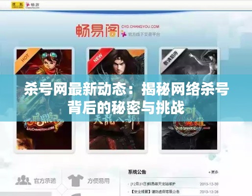 杀号网最新动态：揭秘网络杀号背后的秘密与挑战