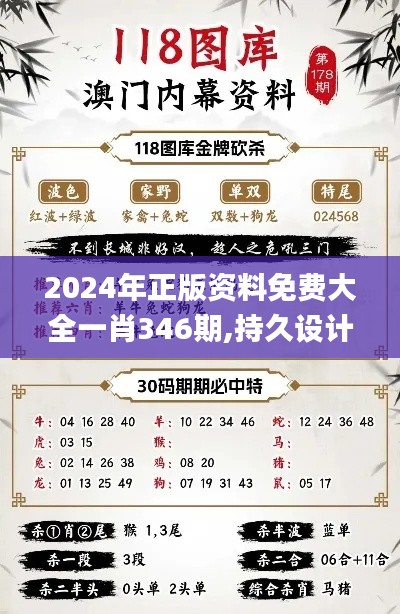 2024年正版资料免费大全一肖346期,持久设计方案策略_8K10.958