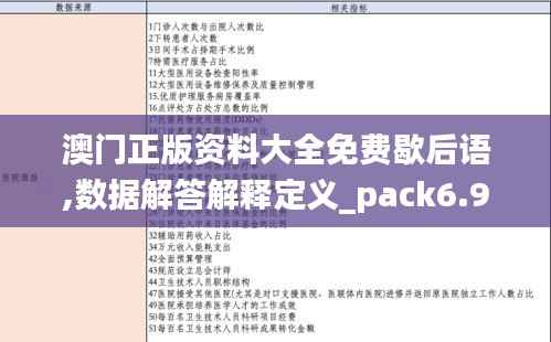 澳门正版资料大全免费歇后语,数据解答解释定义_pack6.992