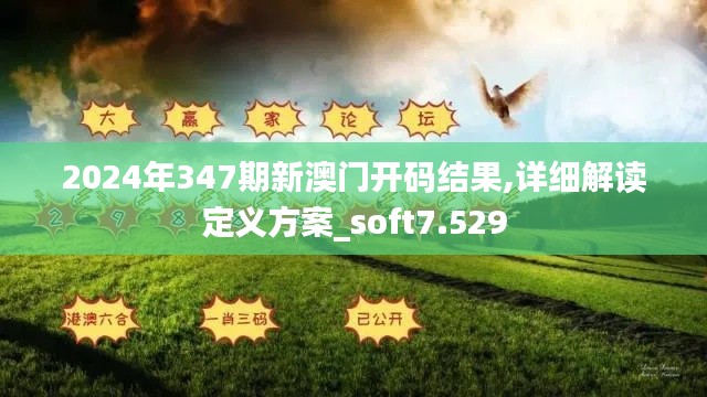 2024年347期新澳门开码结果,详细解读定义方案_soft7.529