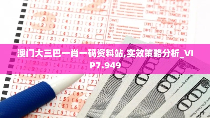 澳门大三巴一肖一码资料站,实效策略分析_VIP7.949