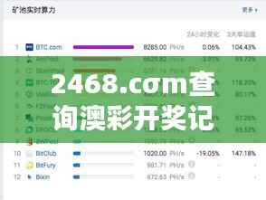 2468.cσm查询澳彩开奖记录：实时更新，把握中奖先机