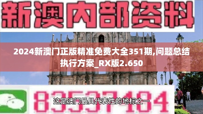 2024新澳门正版精准免费大全351期,问题总结执行方案_RX版2.650