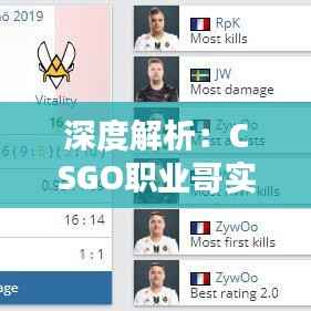 深度解析：CSGO职业哥实时参数背后的秘密