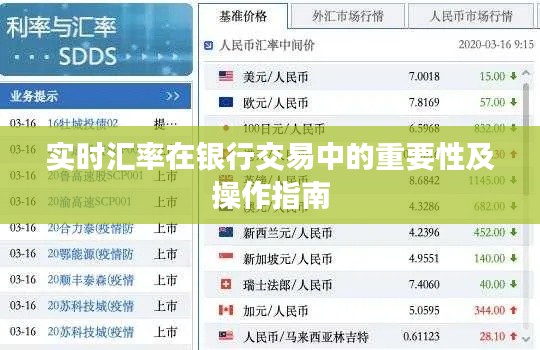实时汇率在银行交易中的重要性及操作指南