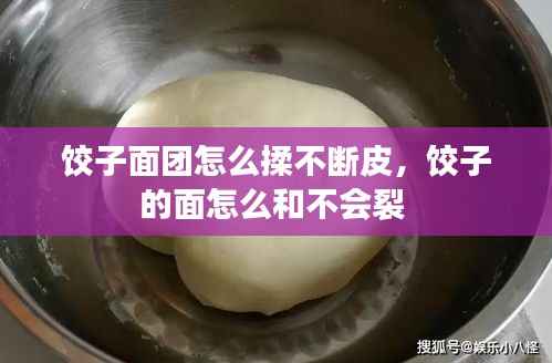 饺子面团怎么揉不断皮，饺子的面怎么和不会裂 