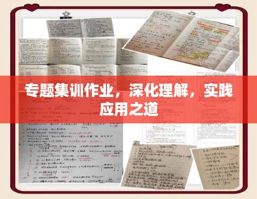 专题集训作业，深化理解，实践应用之道