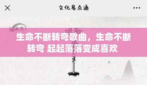 生命不断转弯歌曲，生命不断转弯 起起落落变成喜欢 