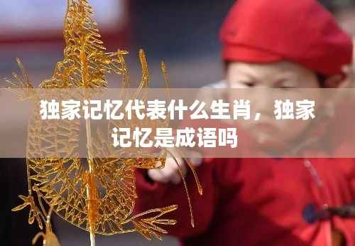 独家记忆代表什么生肖，独家记忆是成语吗 