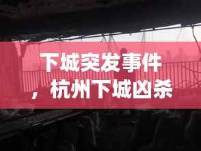 下城突发事件，杭州下城凶杀案 