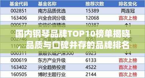 国内钢琴品牌TOP10榜单揭晓，品质与口碑并存的品牌排名