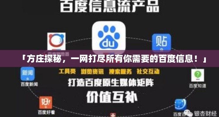 「方庄探秘，一网打尽所有你需要的百度信息！」