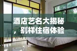 酒店艺名大揭秘，别样住宿体验一网打尽