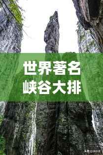 世界著名峡谷大排名，震撼心灵的自然奇观！