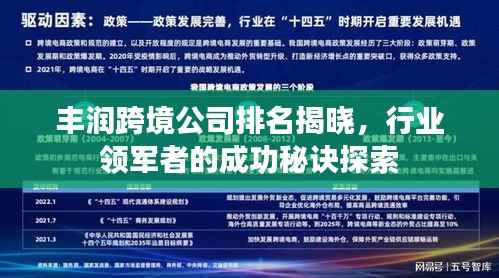 丰润跨境公司排名揭晓，行业领军者的成功秘诀探索