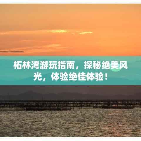 柘林湾游玩指南，探秘绝美风光，体验绝佳体验！