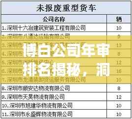 博白公司年审排名揭秘，洞悉企业稳健发展的驱动力