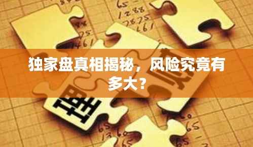 独家盘真相揭秘，风险究竟有多大？