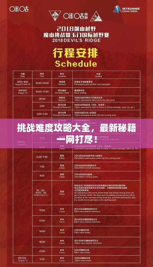 挑战难度攻略大全，最新秘籍一网打尽！