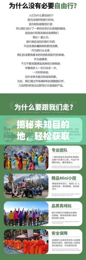 揭秘未知目的地，轻松获取旅游攻略秘籍