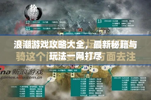浪潮游戏攻略大全，最新秘籍与玩法一网打尽