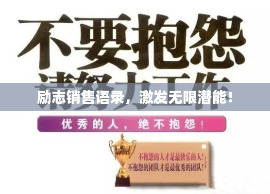 励志销售语录，激发无限潜能！