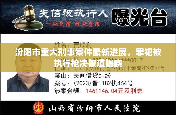 汾阳市重大刑事案件最新进展，罪犯被执行枪决报道揭晓