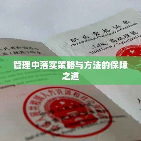 管理中落实策略与方法的保障之道