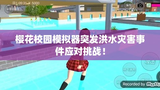樱花校园模拟器突发洪水灾害事件应对挑战！