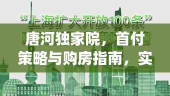 唐河独家院，首付策略与购房指南，实现安居梦想从这里开始！